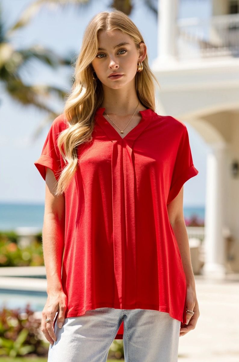 Dear Scarlett Liz Bloom Blouse