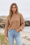 Dear Scarlett Chunky Waffle Knit Sweater
