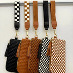 Chestnut Lila Woven Wallet Wristlet