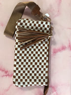 Chestnut Lila Woven Wallet Wristlet